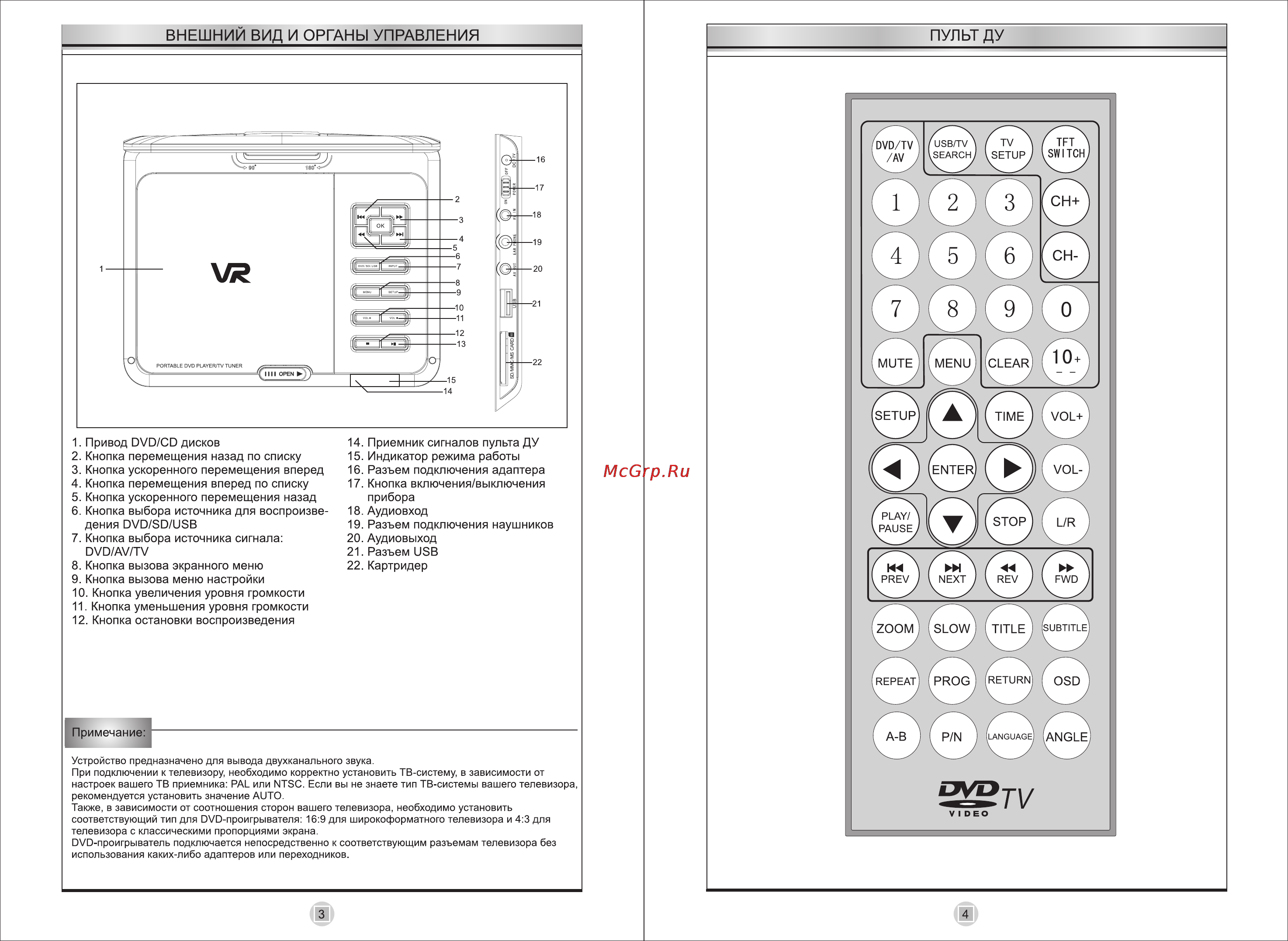 VR PDV-T090EV [3/9] Страница 3