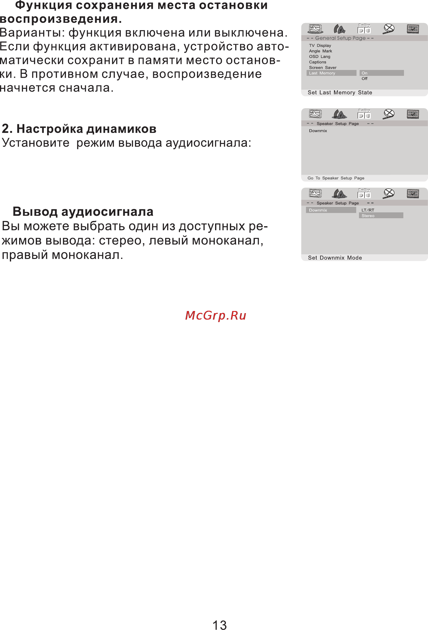 VR PDV-T102BV [13/20] Страница 13