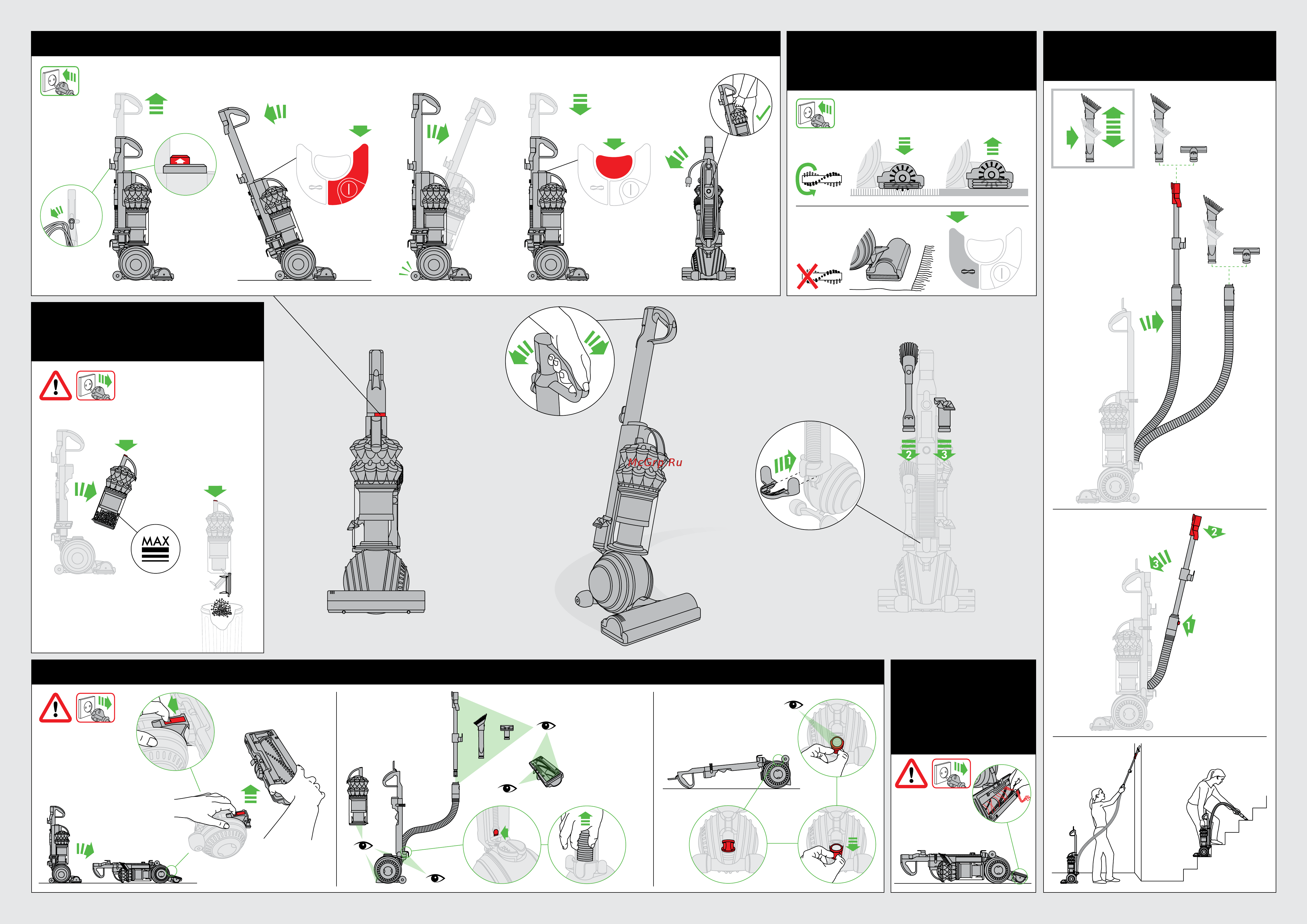 Dyson DC51 Multi Floor Инструкция по эксплуатации онлайн [4/8] 90469