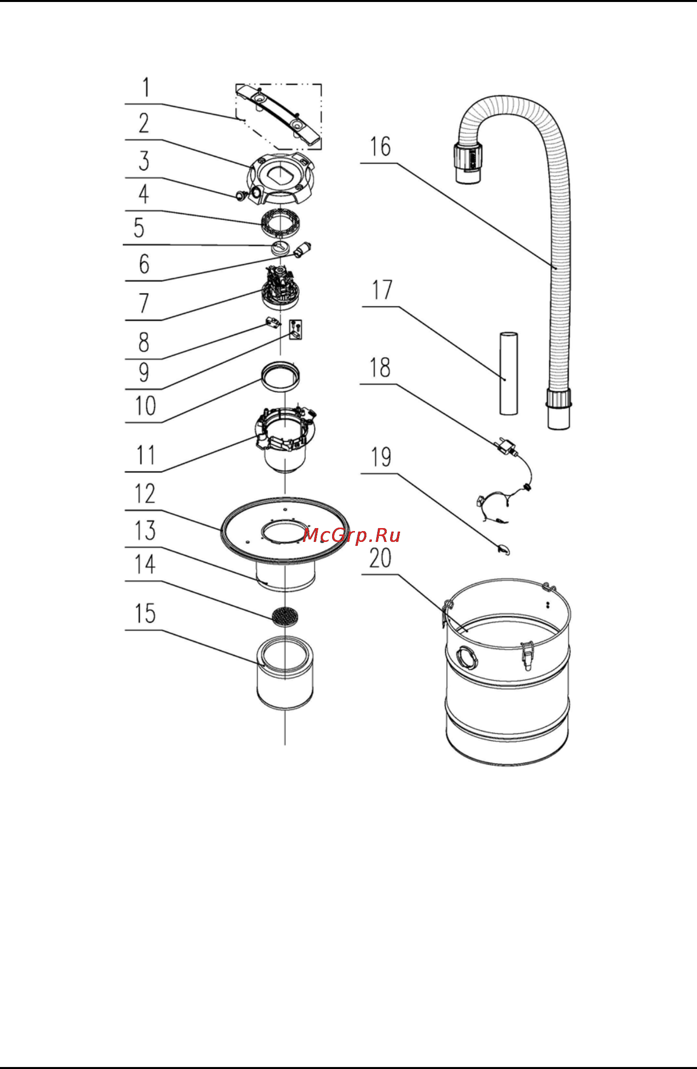 Bort BAC-500-22 [6/16] Exploded view bac 500 22