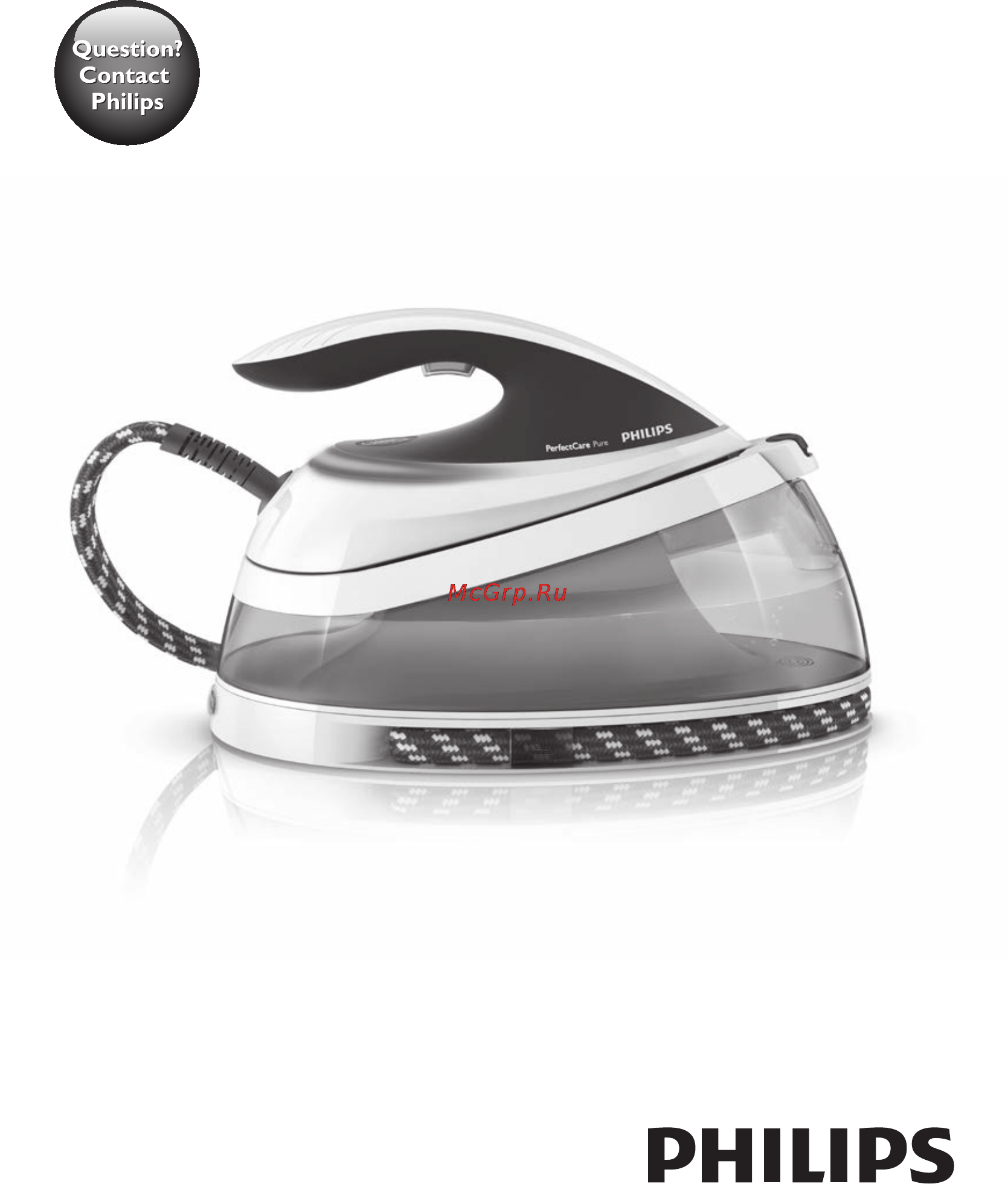 Philips PerfectCare Pure GC7635/30 Инструкция по эксплуатации онлайн