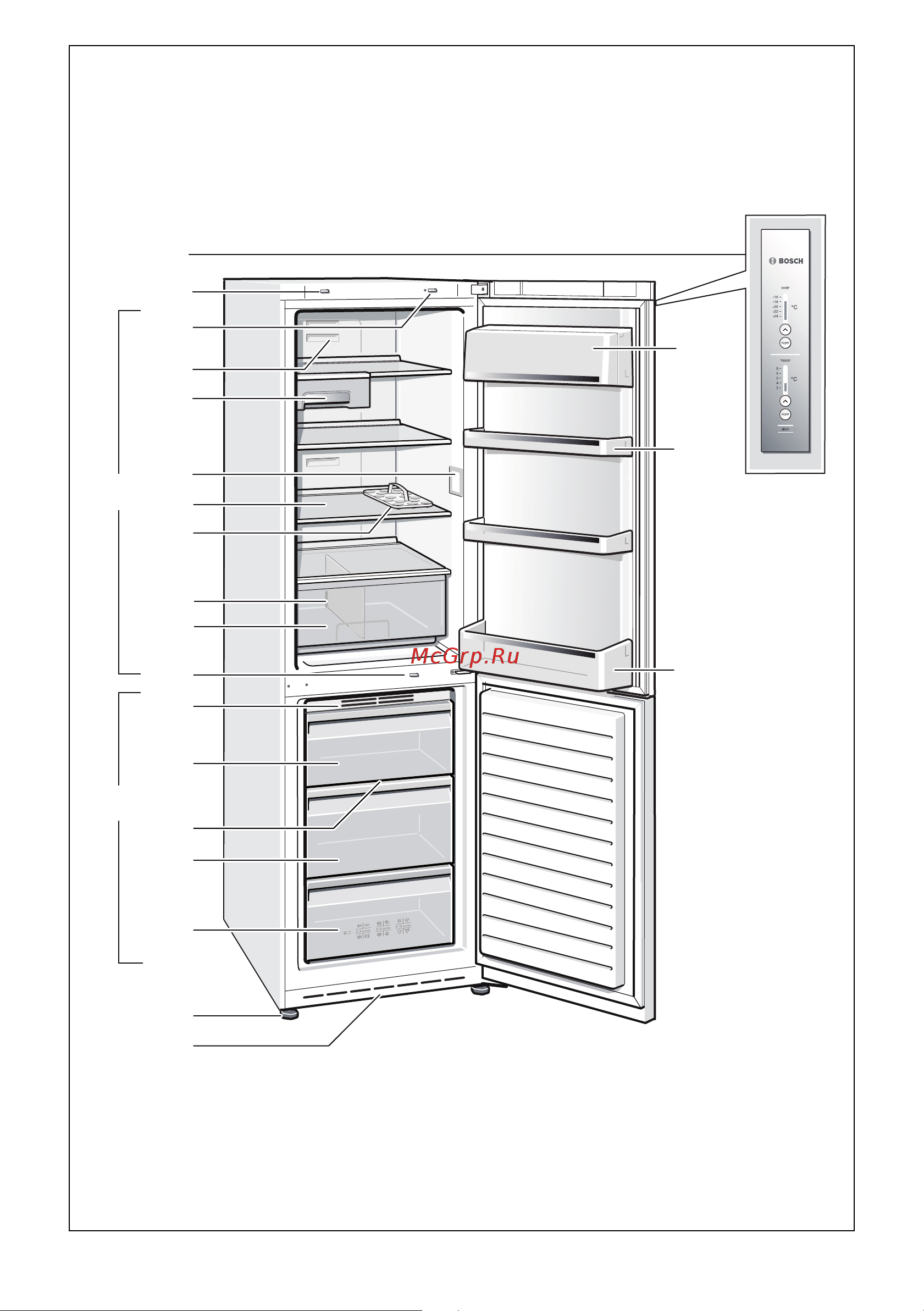 Bosch KGN39VC10R Инструкция по эксплуатации онлайн [24/28] 90488