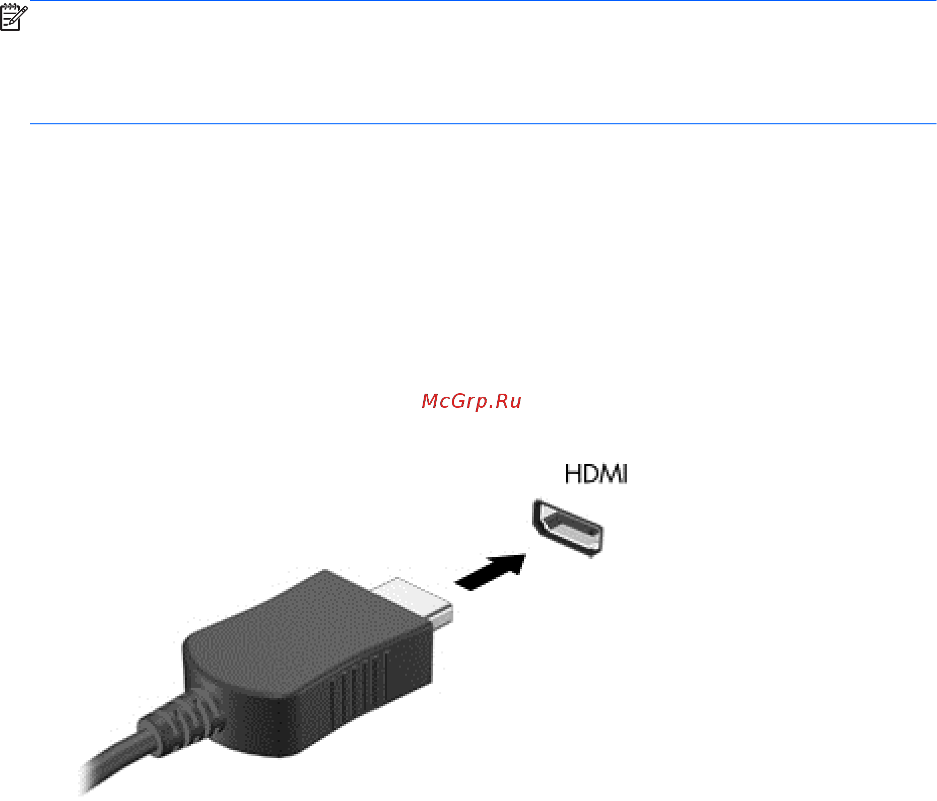 HP 250 G1 F0X76ES [36/94] Подключение монитора или телевизора hdmi
