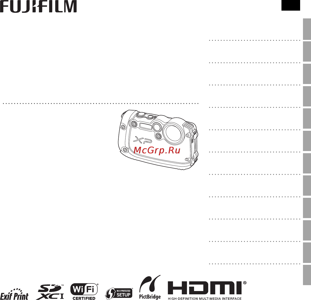 Fujifilm FinePix XP200 Инструкция по эксплуатации онлайн