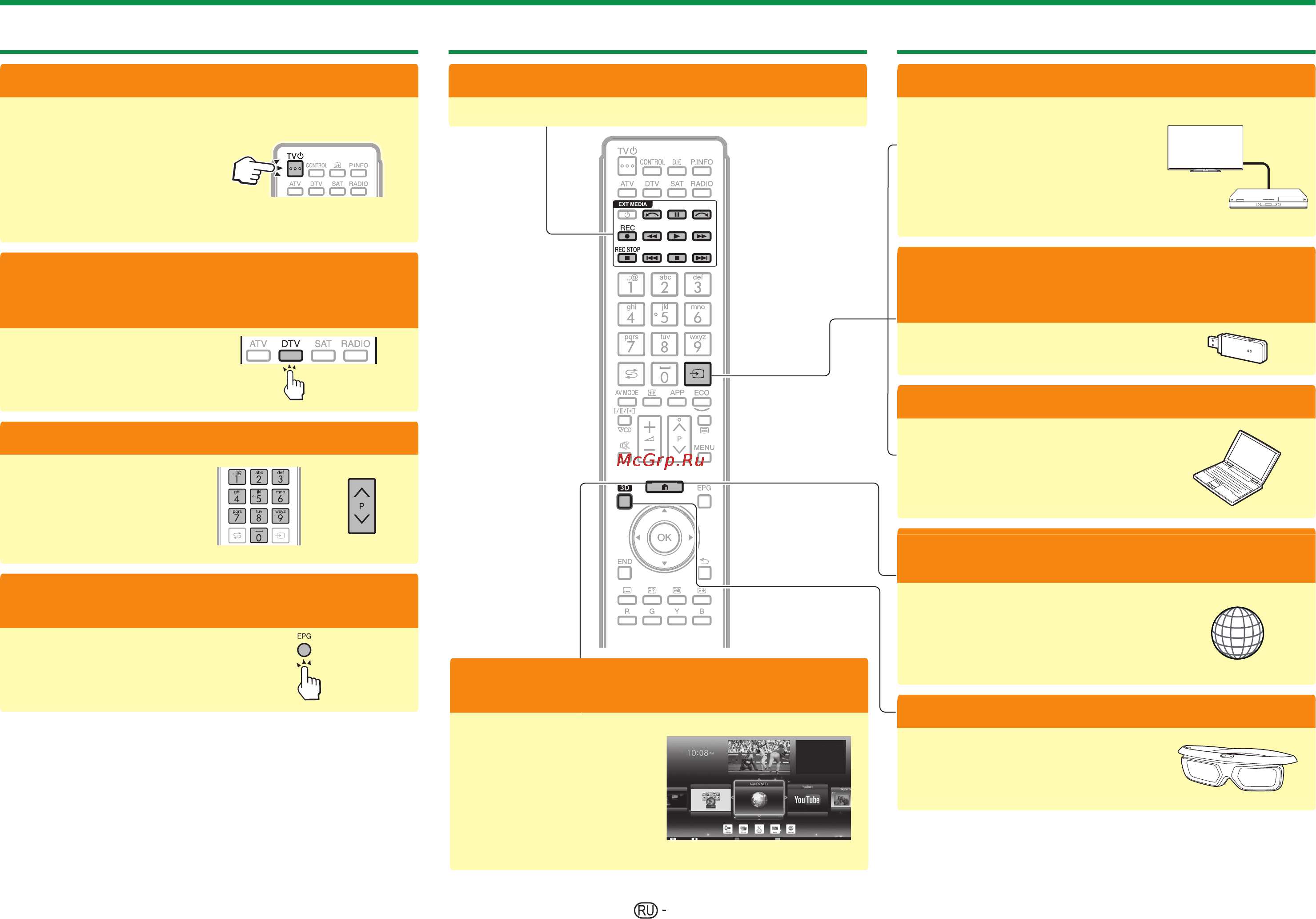 Sharp LC-70LE747RU [13/94] Подключайте внешние устройства