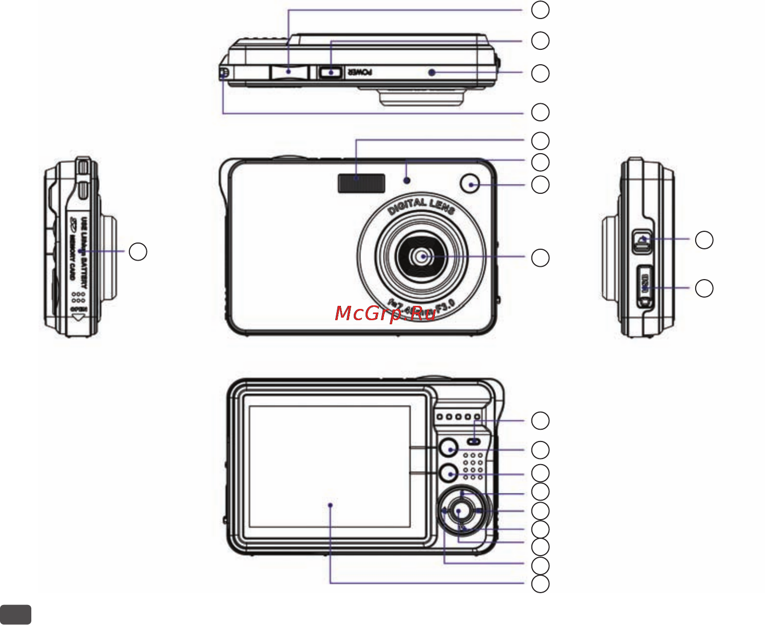 Rekam ILOOK S800 [10/44] Знакомство с камерой