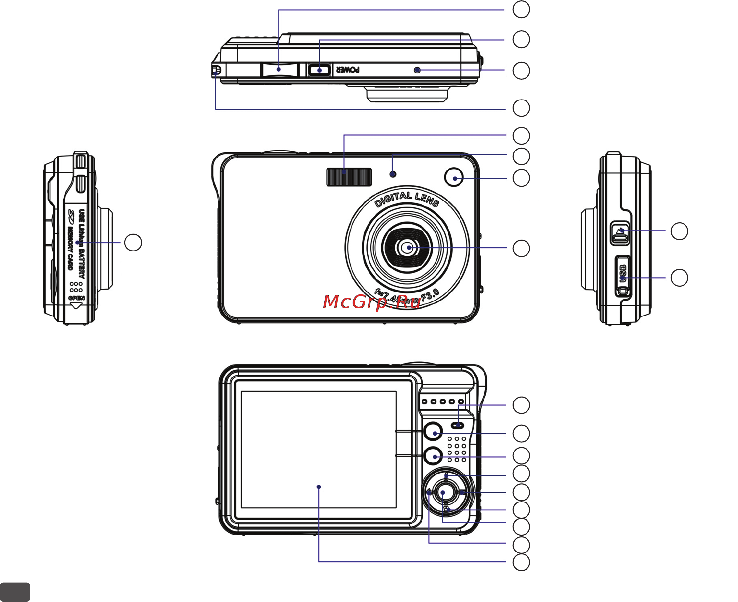 Rekam ILOOK S800I [10/44] Знакомство с камерой
