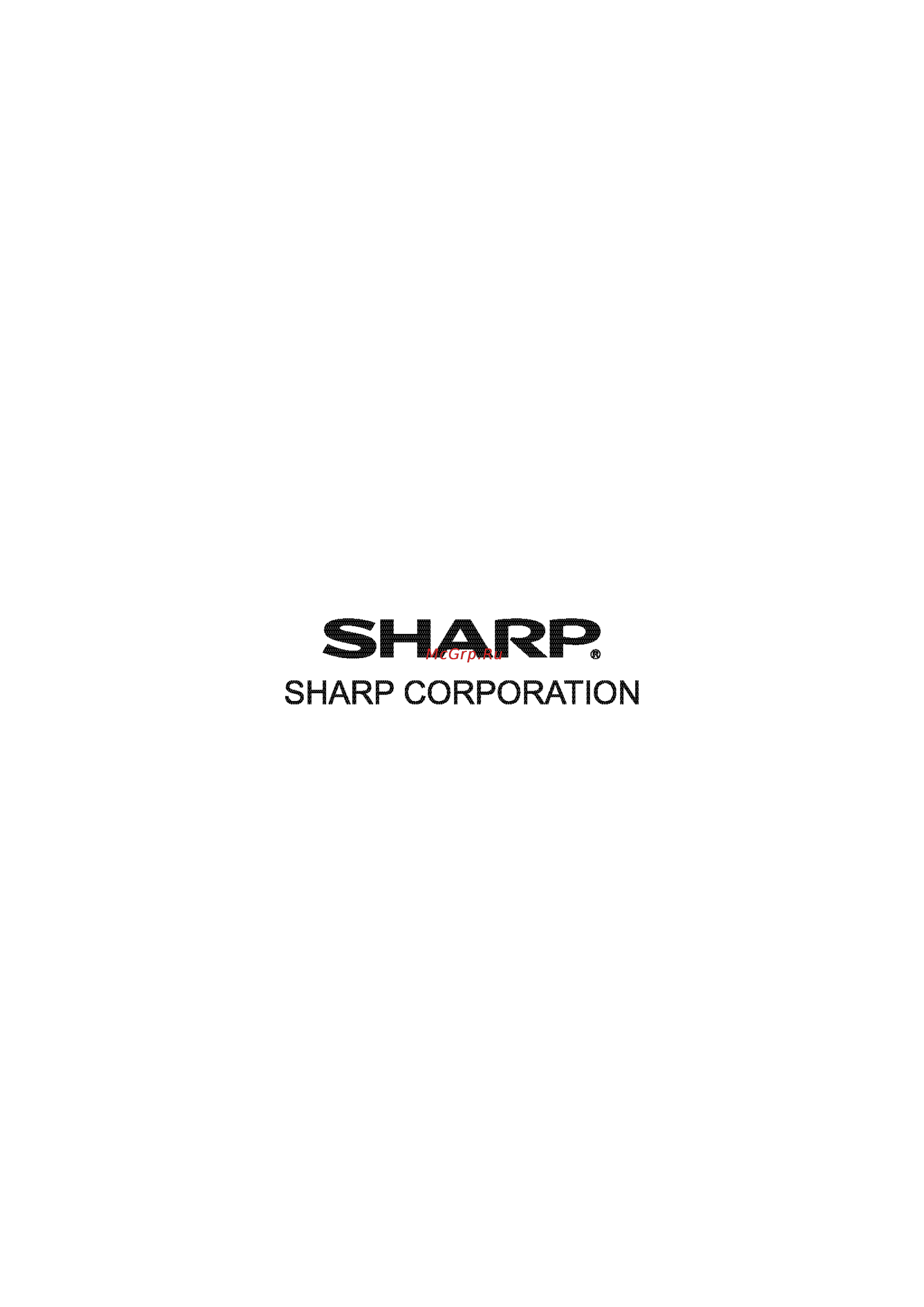 Sharp PN-V600 [61/61] Sharp corporation