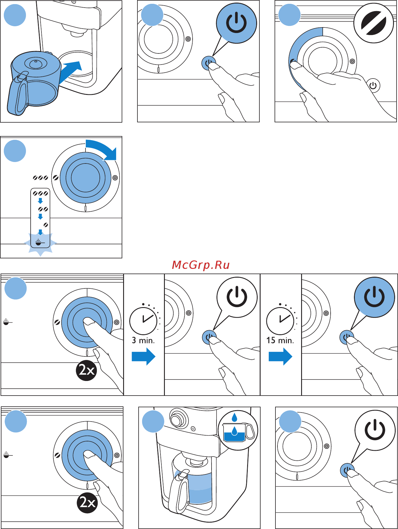 Philips Grind & Brew HD 7761/00 Инструкция по эксплуатации онлайн [17/20] 90678