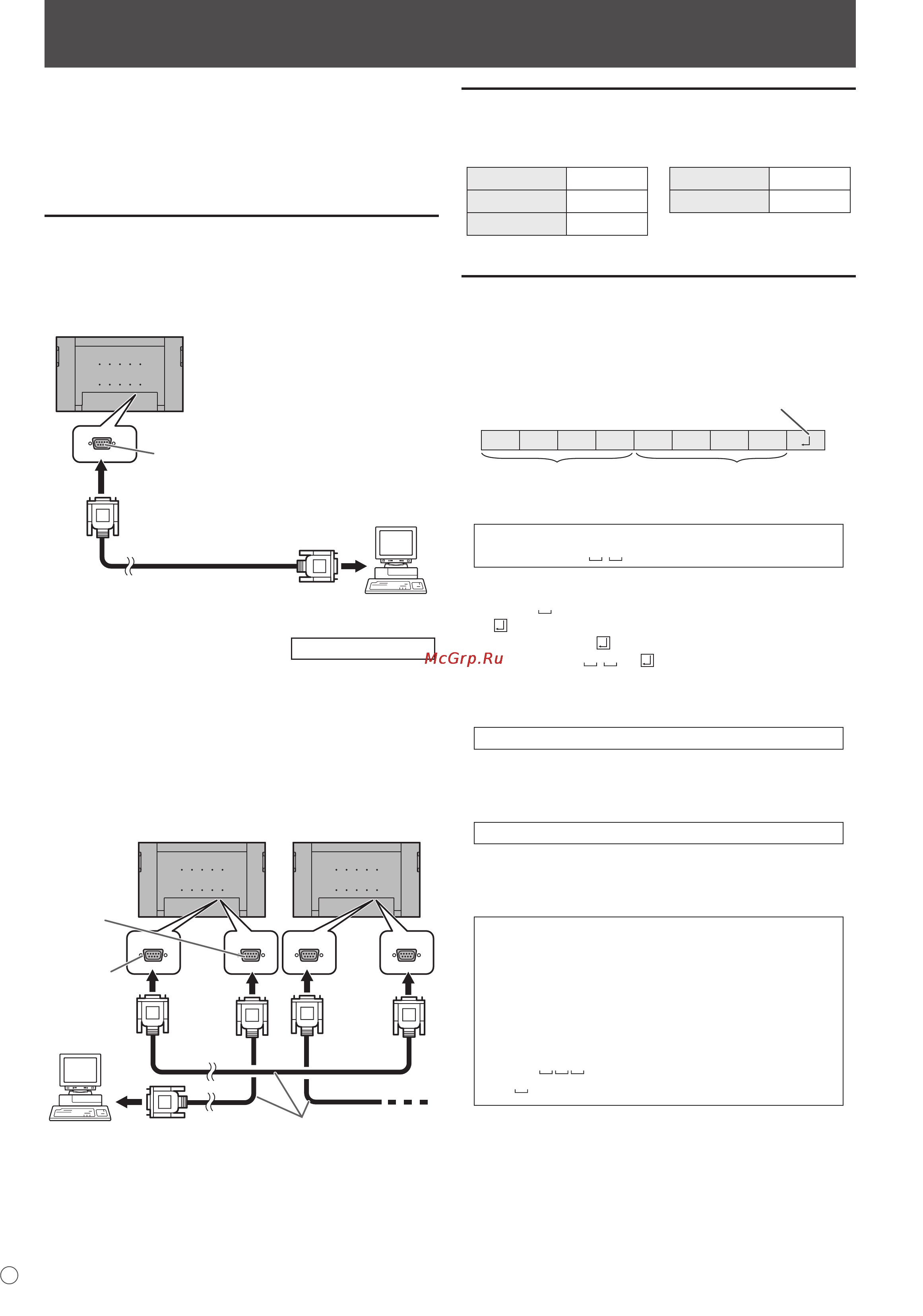 Sharp PN-525E [26/184] Controlling the monitor with a pc