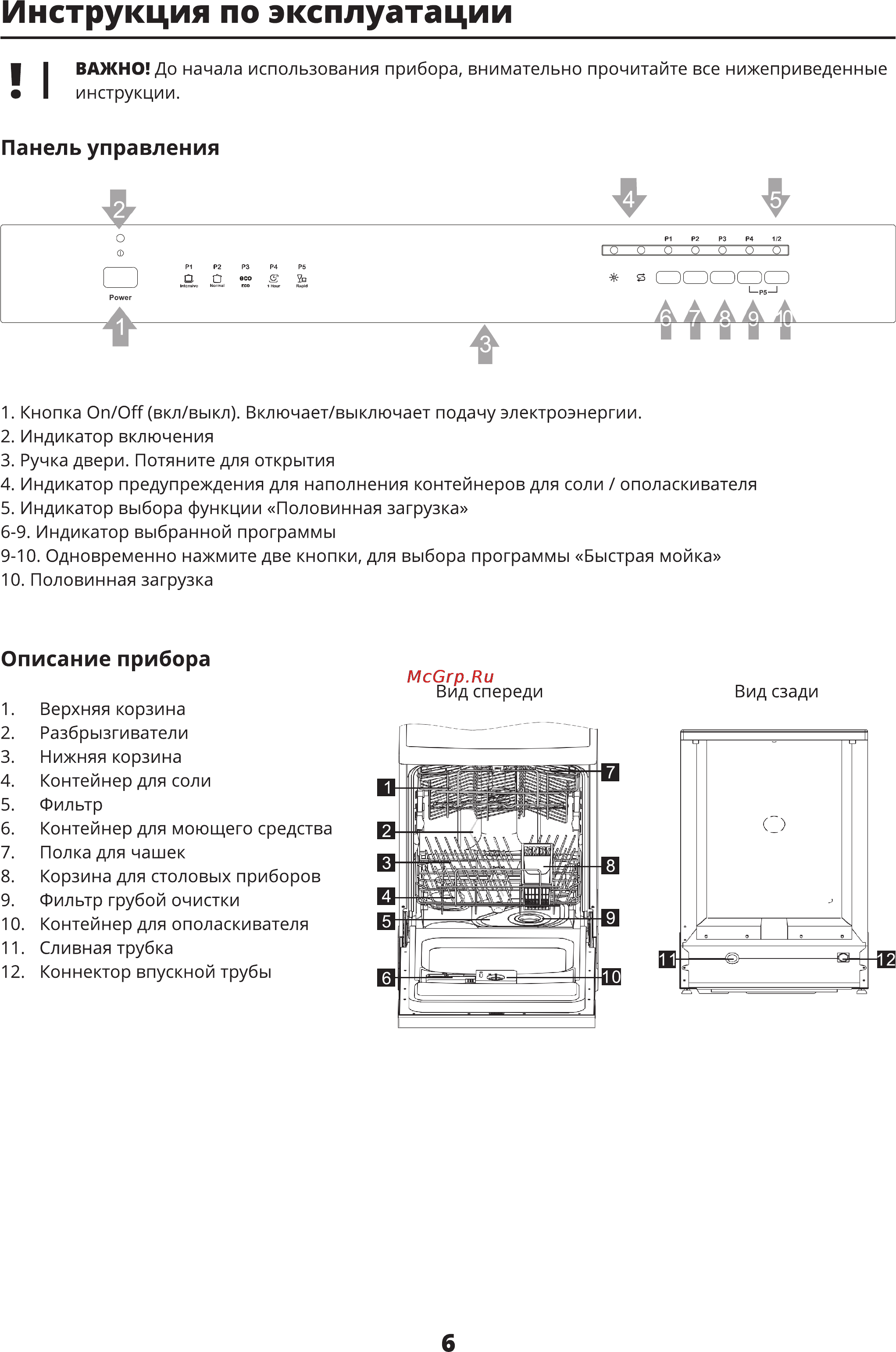 Leran FDW 45-095 GRAY [6/30] Инструкция по эксплуатации