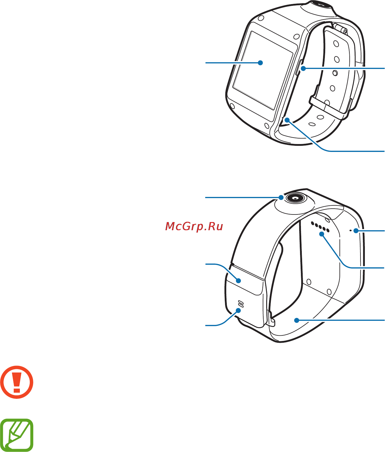 Samsung Galaxy Gear SM-V700 Black [6/54] Внешний вид устройства