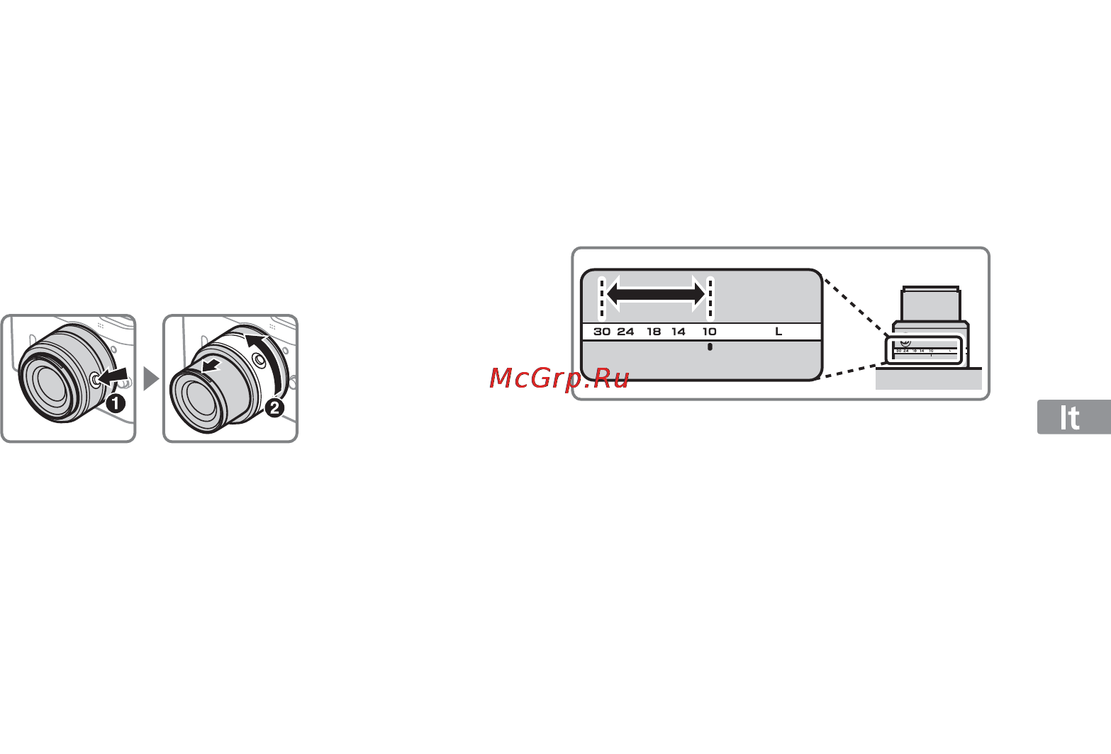 Nikon 10-30MM F 3.5-5.6 VR 1 NIKKOR [55/108] Fissaggio e rimozione