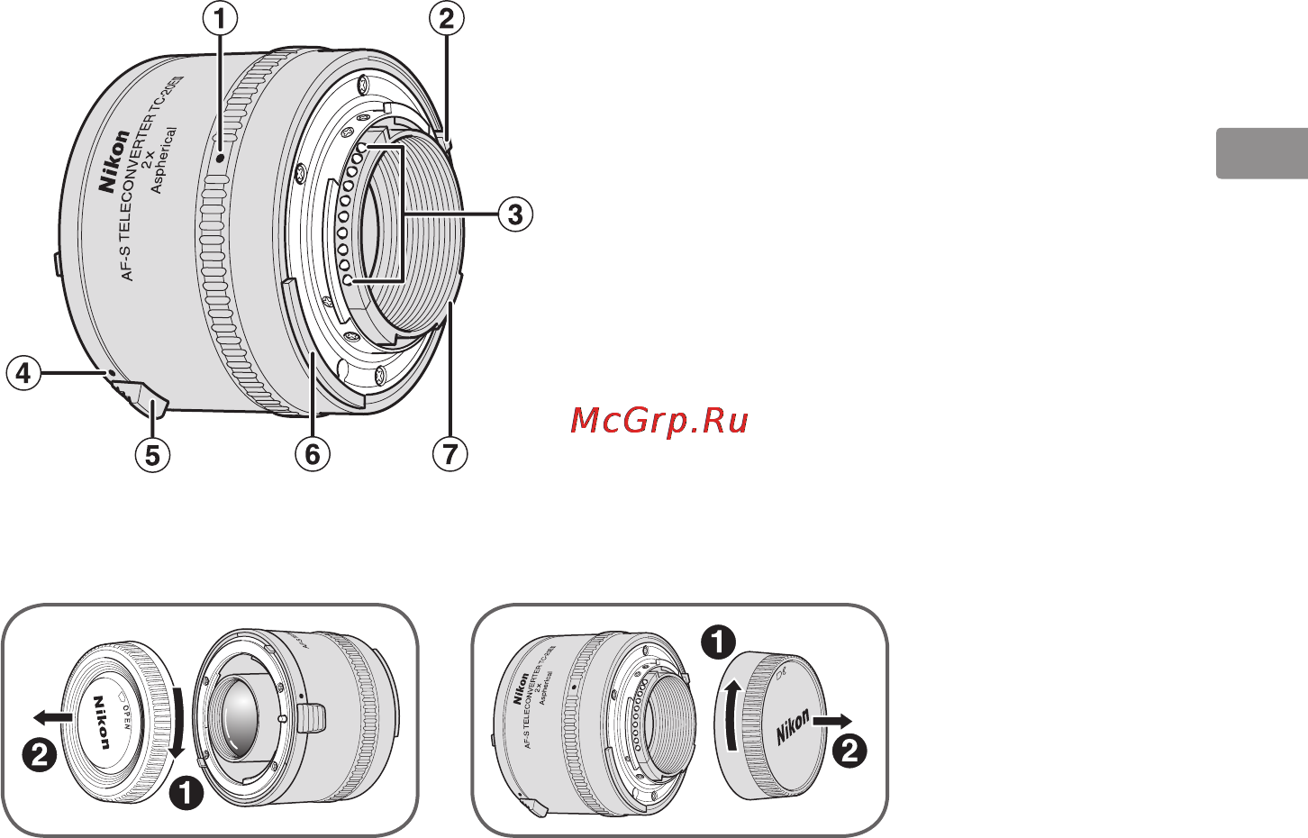 Nikon TC-20E III [33/148] Nomenclature