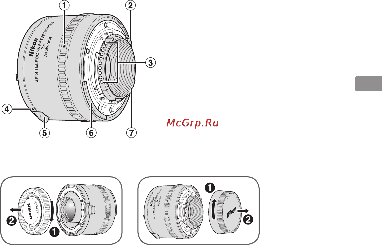 Nikon TC-20E III [53/148] Nomenklatur