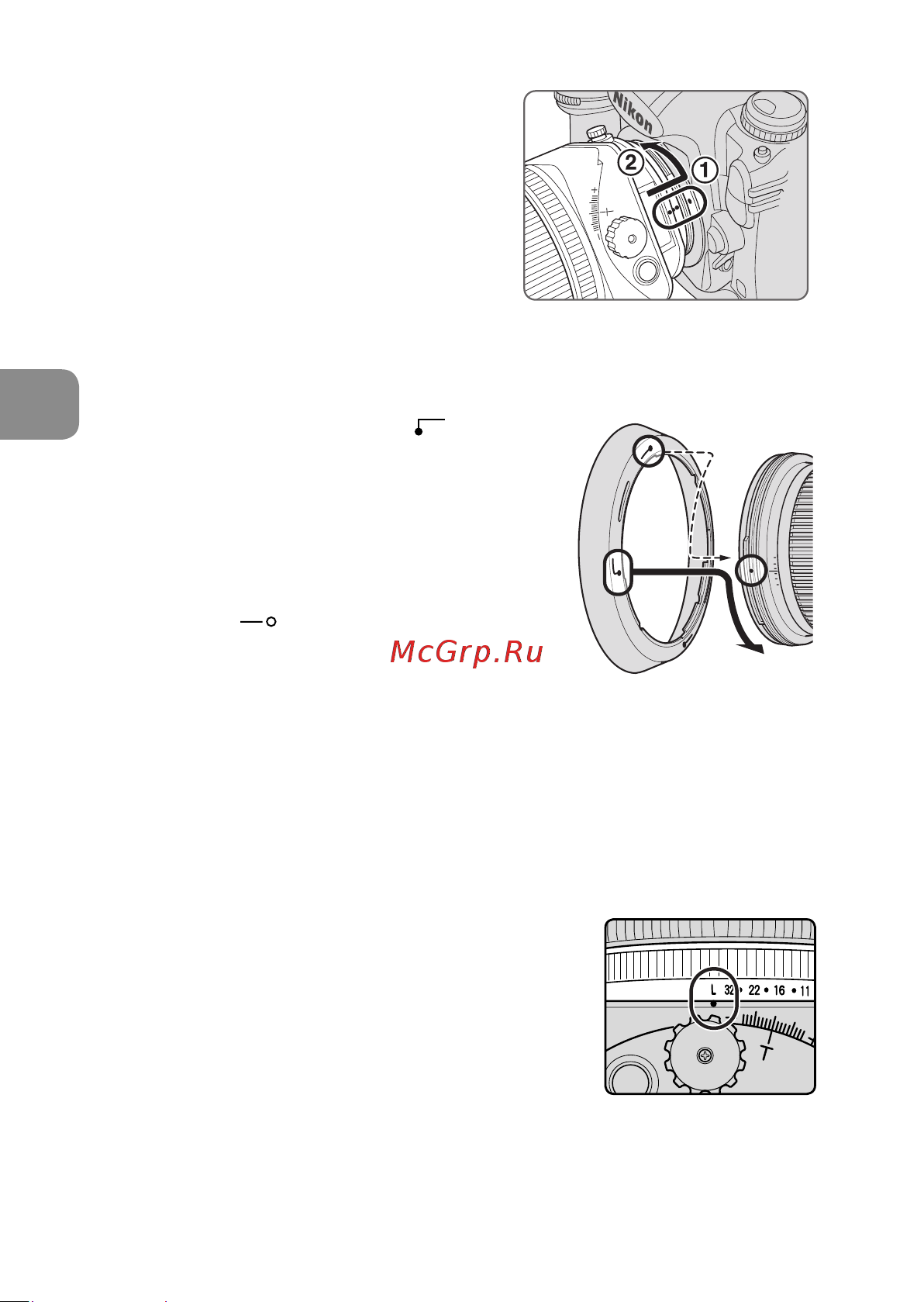 Nikon 24MM F 3.5D PC-E NIKKOR [56/224] Utilisation d un parasoleil à baïonnette hb 41