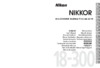 Nikon 18-300MM F 3.5-5.6G ED VR AF-S DX NIKKOR Инструкция по эксплуатации