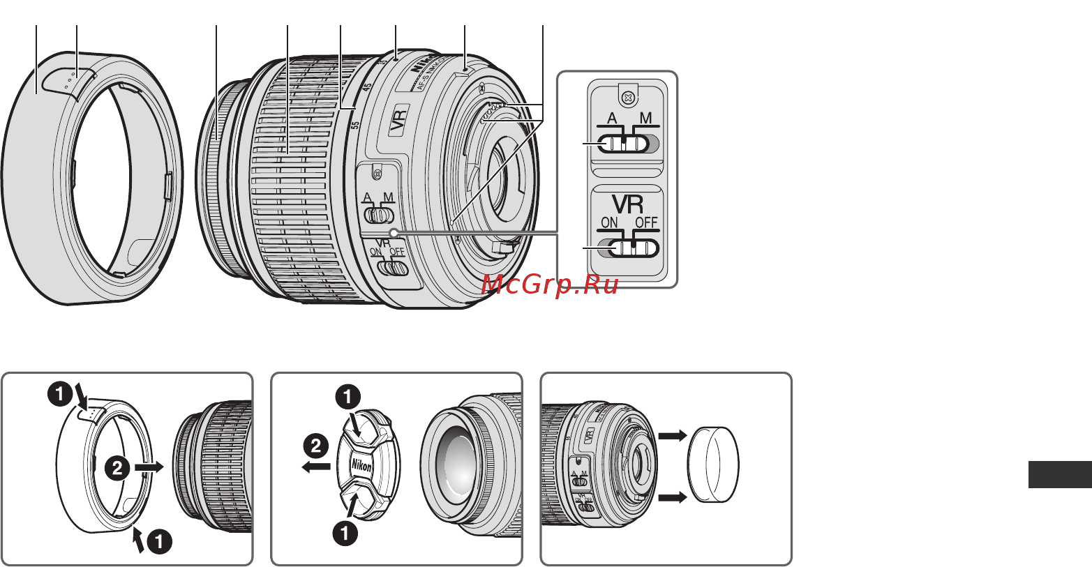 Nikon 18-55MM F 3.5-5.6G AF-S DX VR ZOOM-NIKKO [69/108] Denominazione