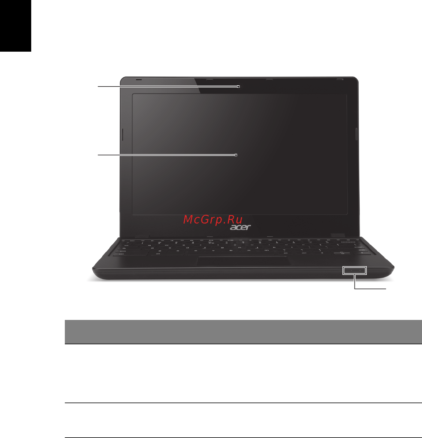 Acer C720-29552G01aii [10/46] Вид спереди