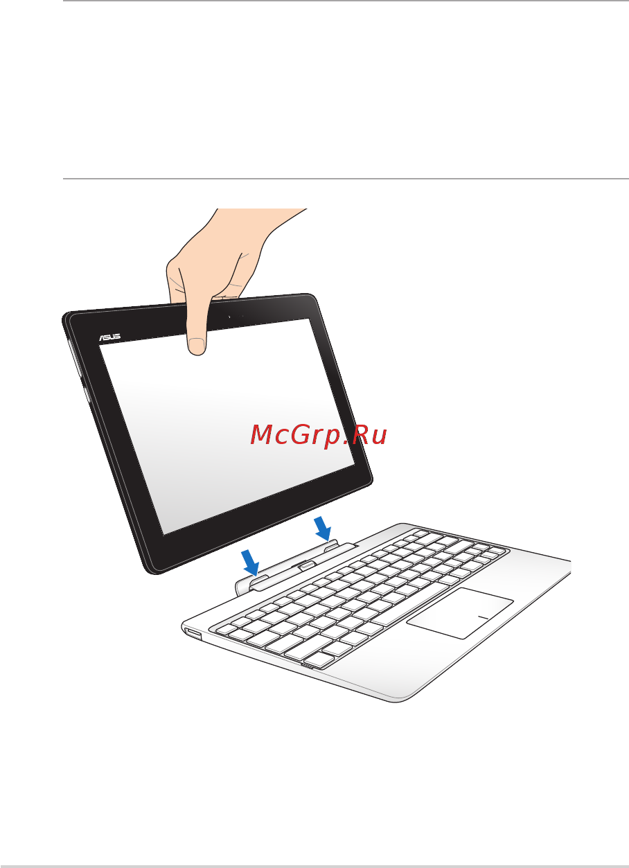 Asus Transformer T100TA 64Gb Dock Grey (DK003H) [22/96] Подключение планшета к док станции