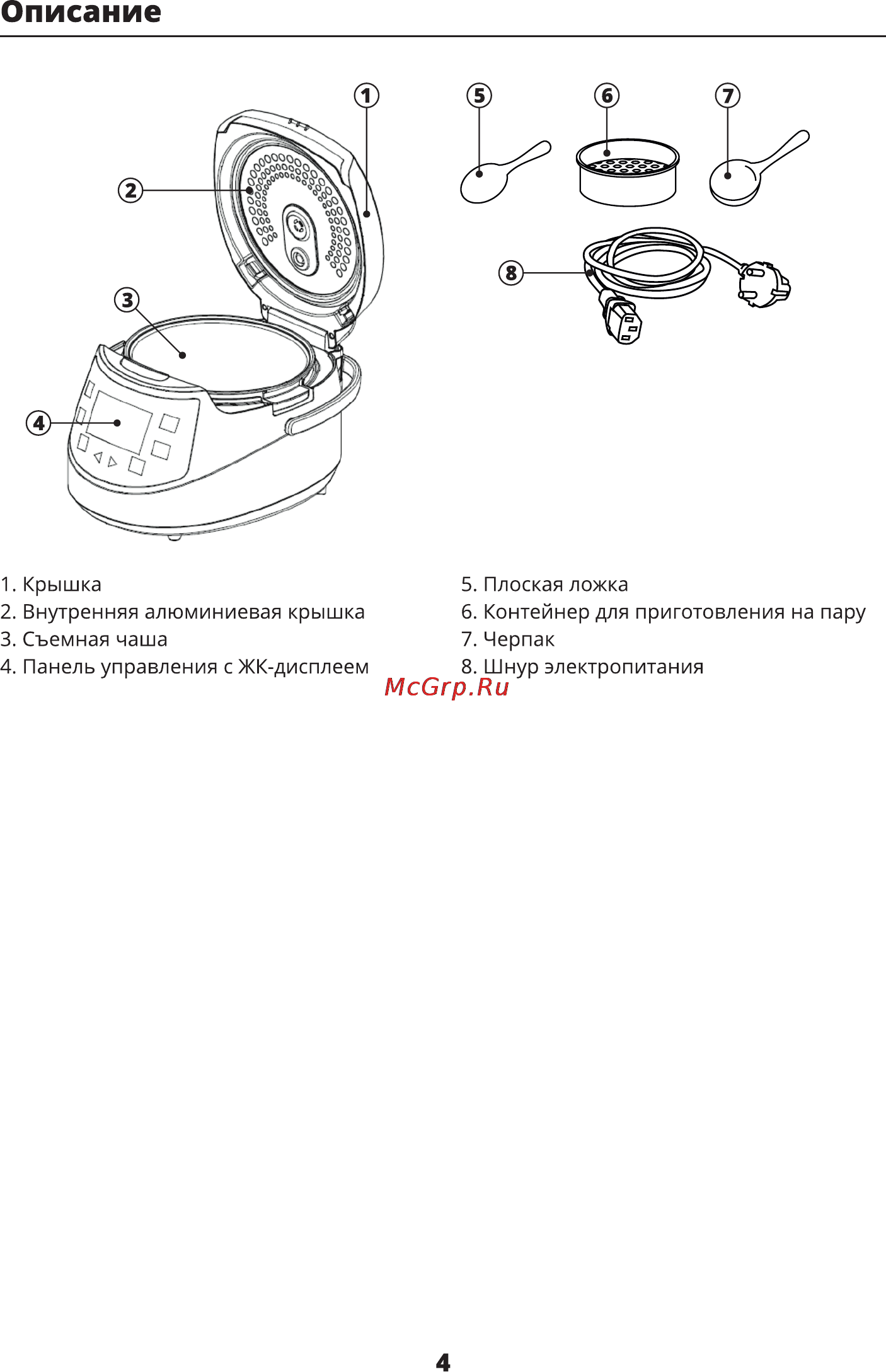 Leran MC50E [4/48] Описание