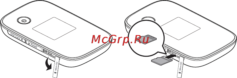 Huawei E5776 Black (E5776s-601) [10/25] Установка карты microsd