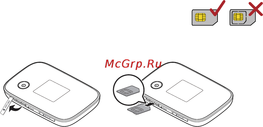 Huawei E5776 Black (E5776s-601) [9/25] Установка sim карты