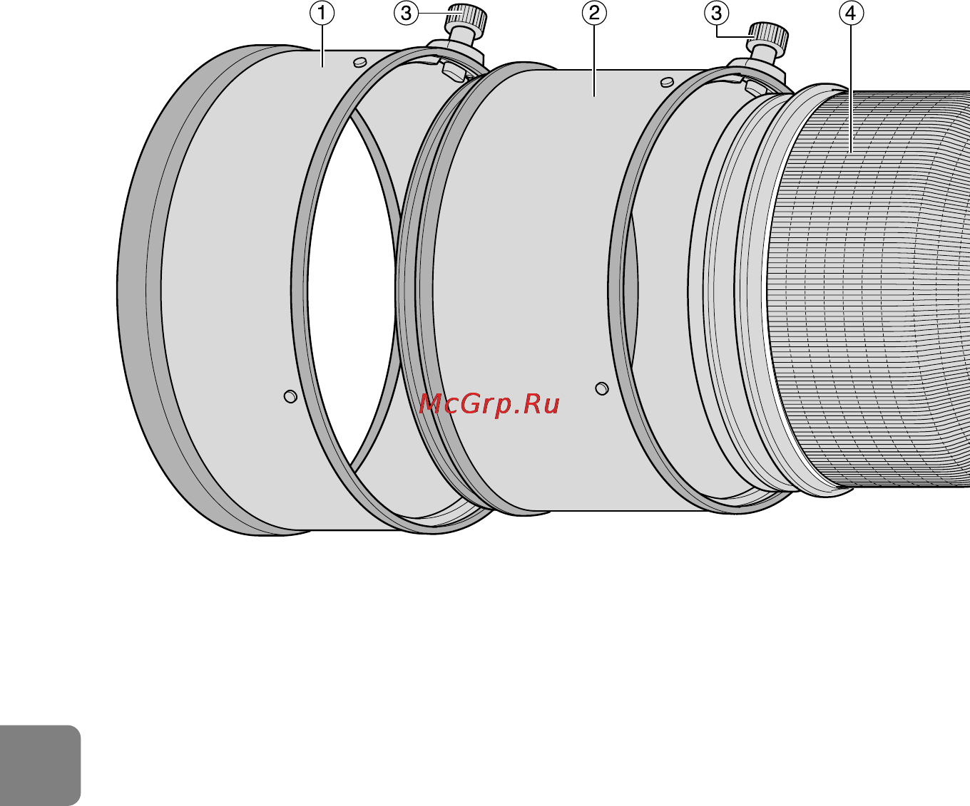 Nikon 400MM F-2.8G ED AF-S VR NIKKOR [130/196] Nomenclature pagina di riferimento