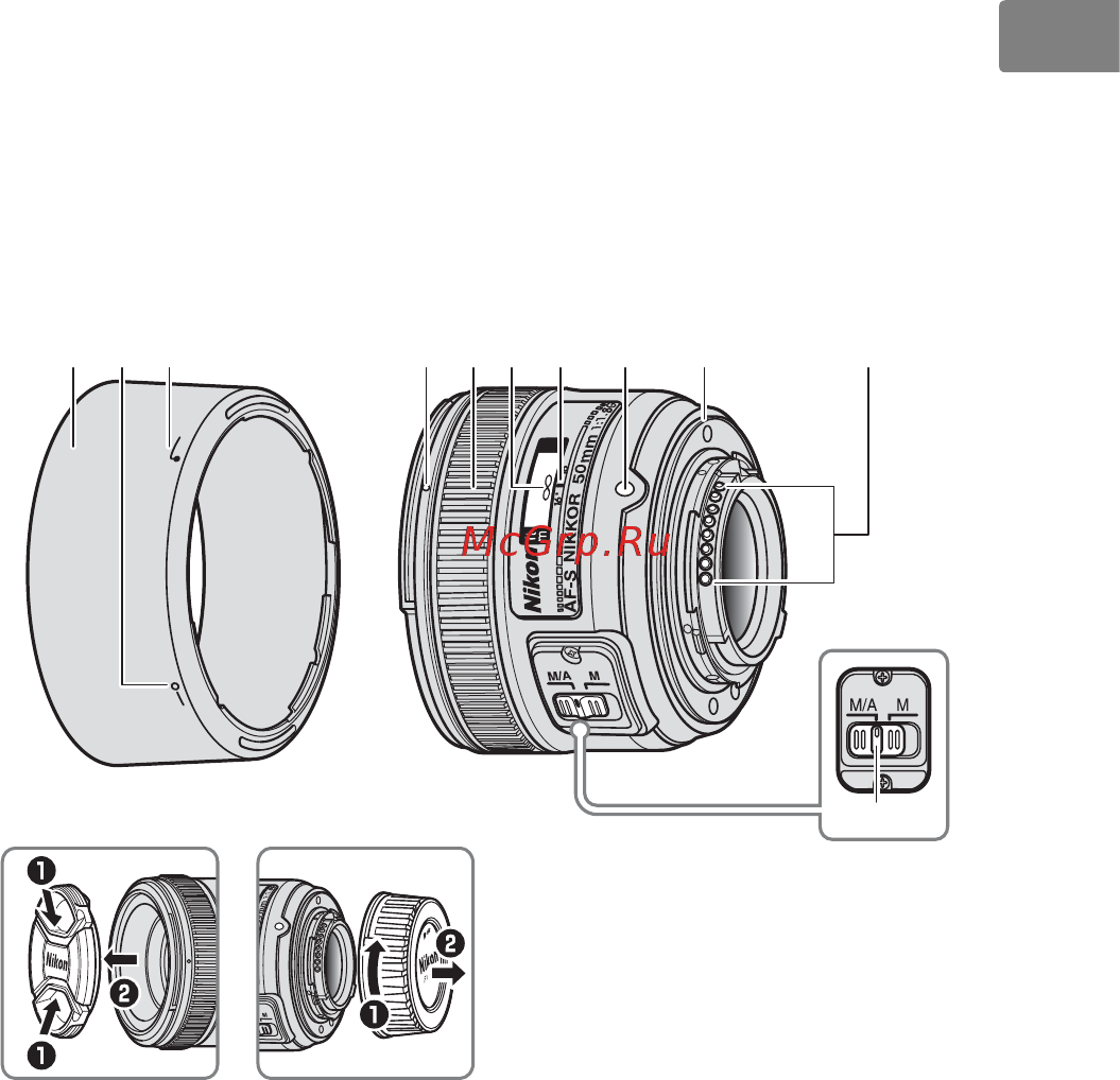 Nikon 50MM F 1.8G AF-S NIKKOR [13/164] Jp en de fr es sv ru nl pt pb it cz sk ro ua ck ch kr id