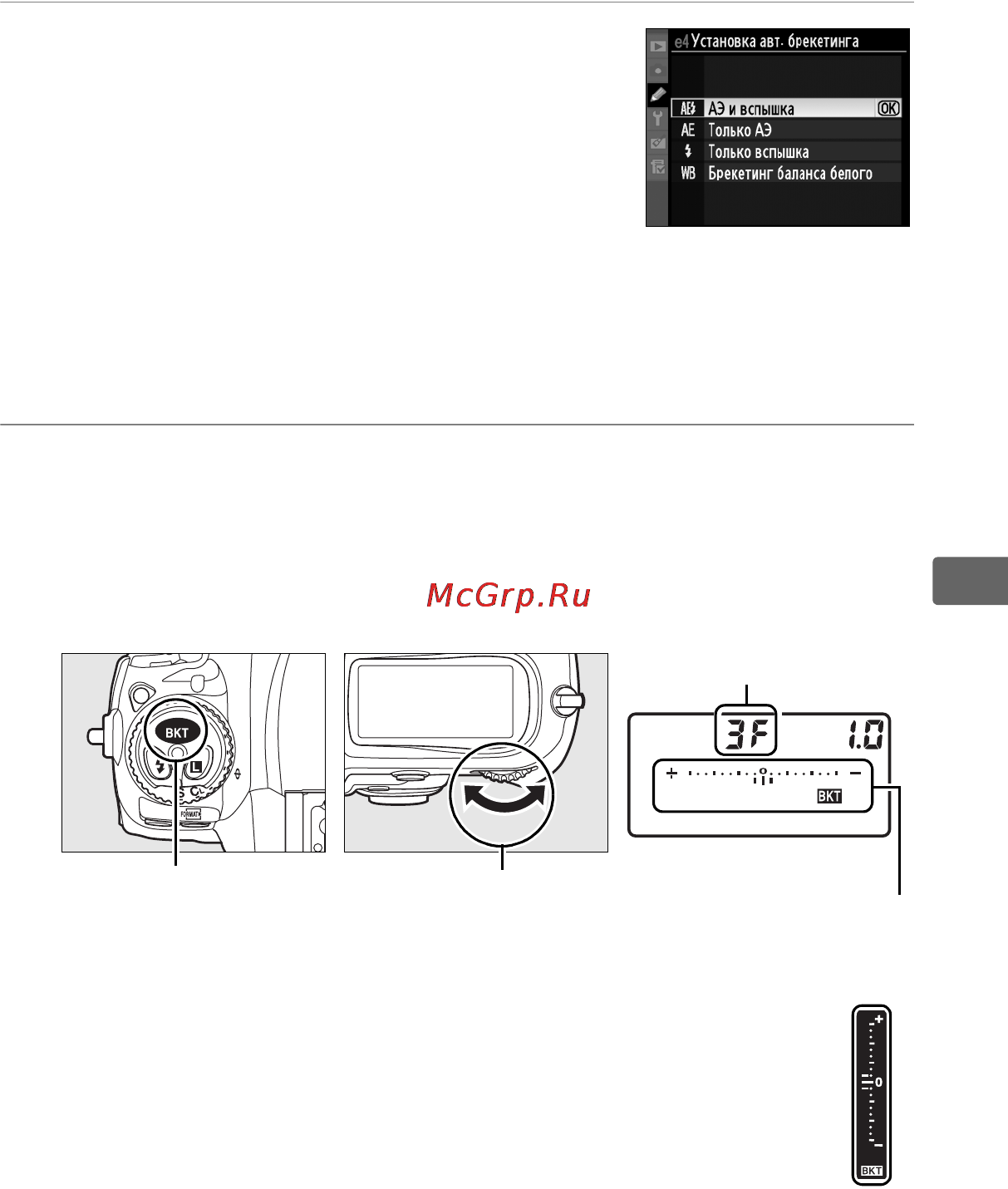 Nikon D3 [161/480] Брекетинг экспозиции и мощности вспышки