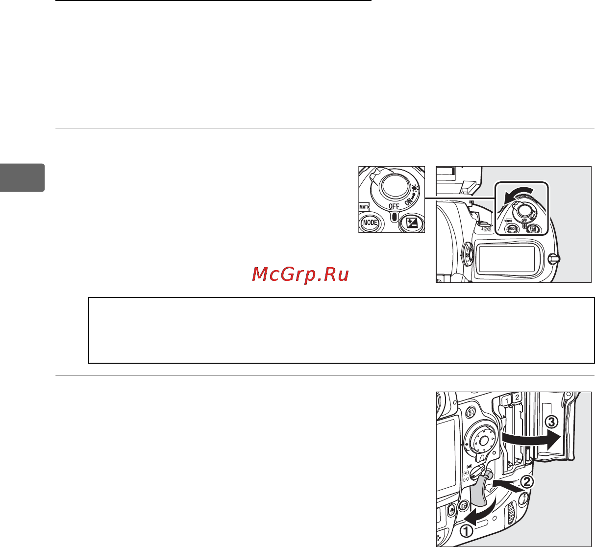 Nikon D3S [62/460] Установка карты памяти
