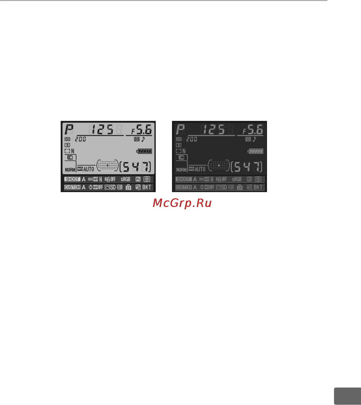 Nikon D700 [327/472] D7 отобр данных о съемке