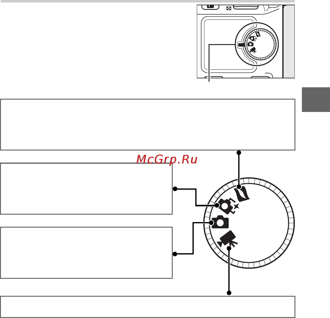 Nikon V1 [27/232] Диск выбора режимов