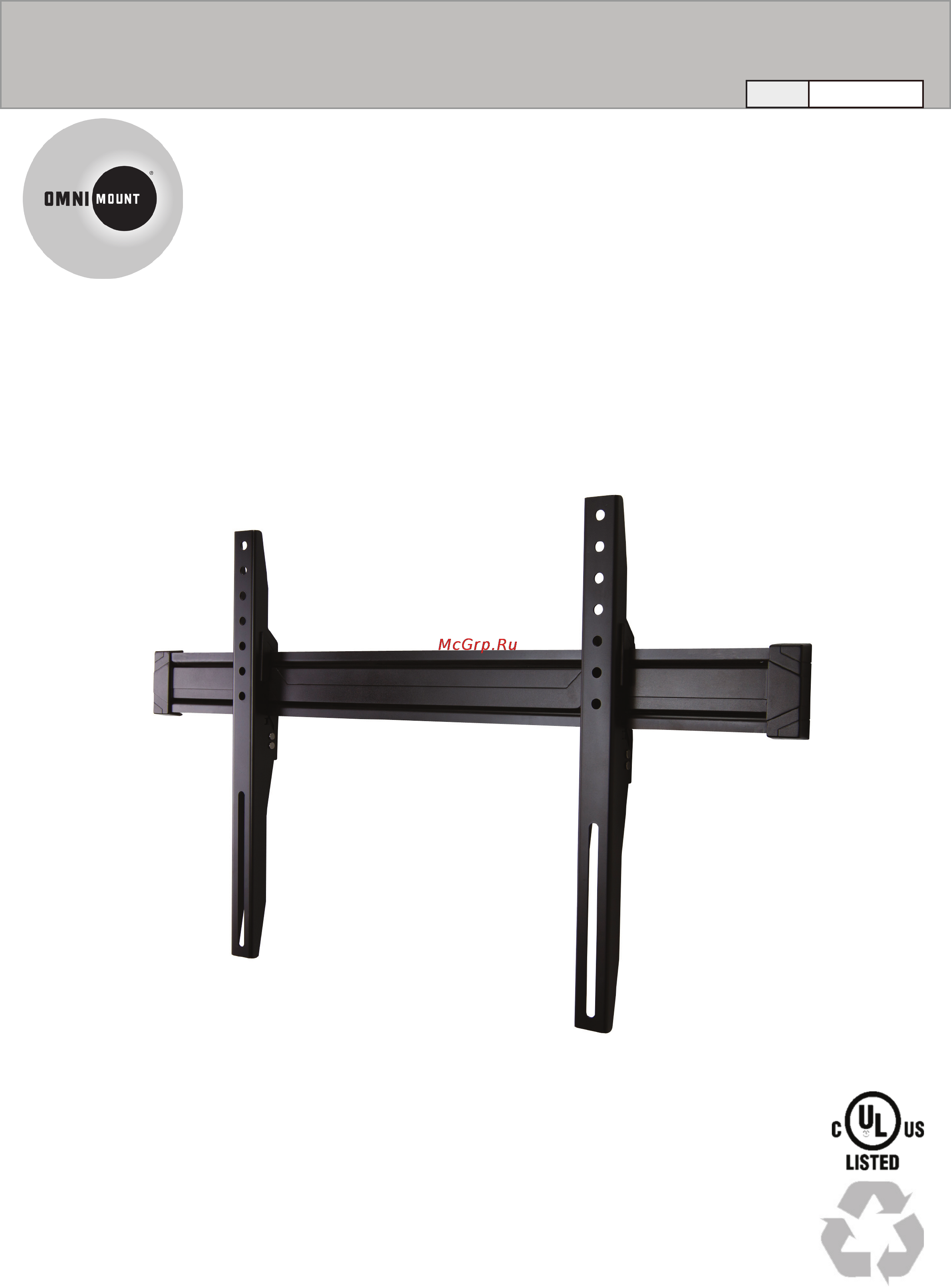 Omnimount OS120F Инструкция по эксплуатации онлайн