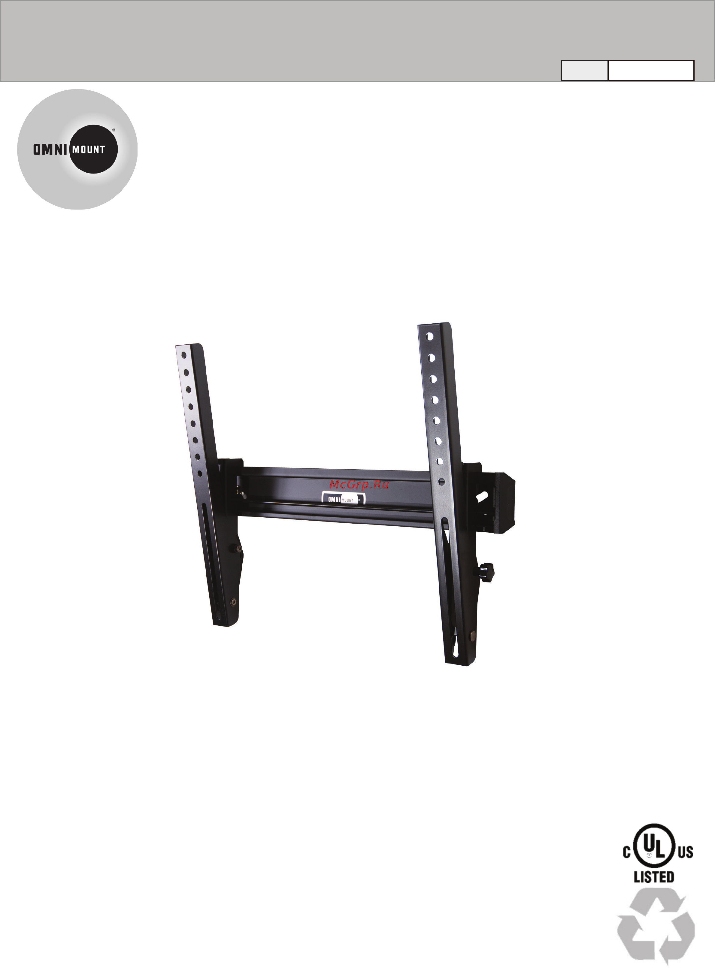 Omnimount VST60 Инструкция по эксплуатации онлайн