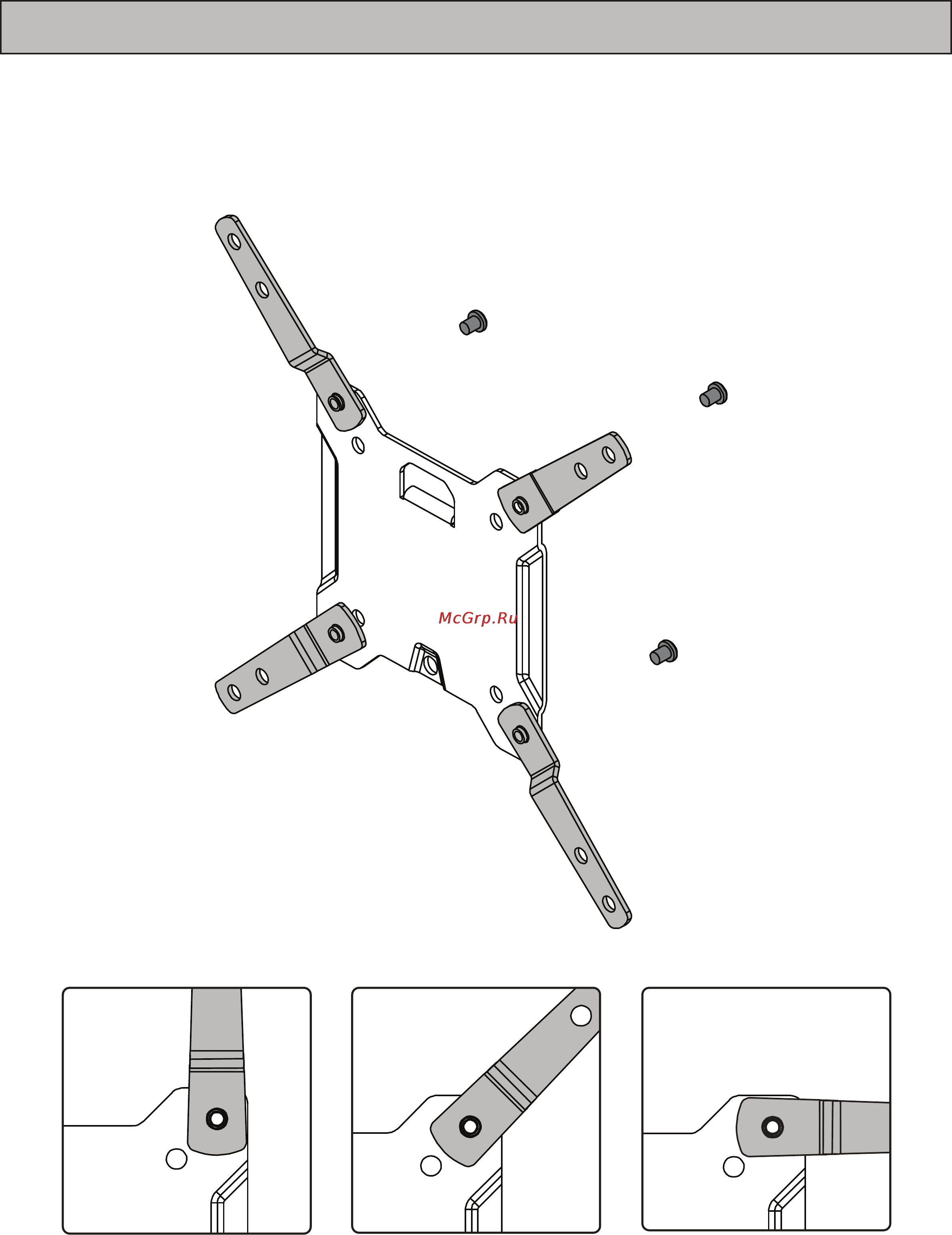 Omnimount VSFM40 [8/16] Mm x 100mm install adapters