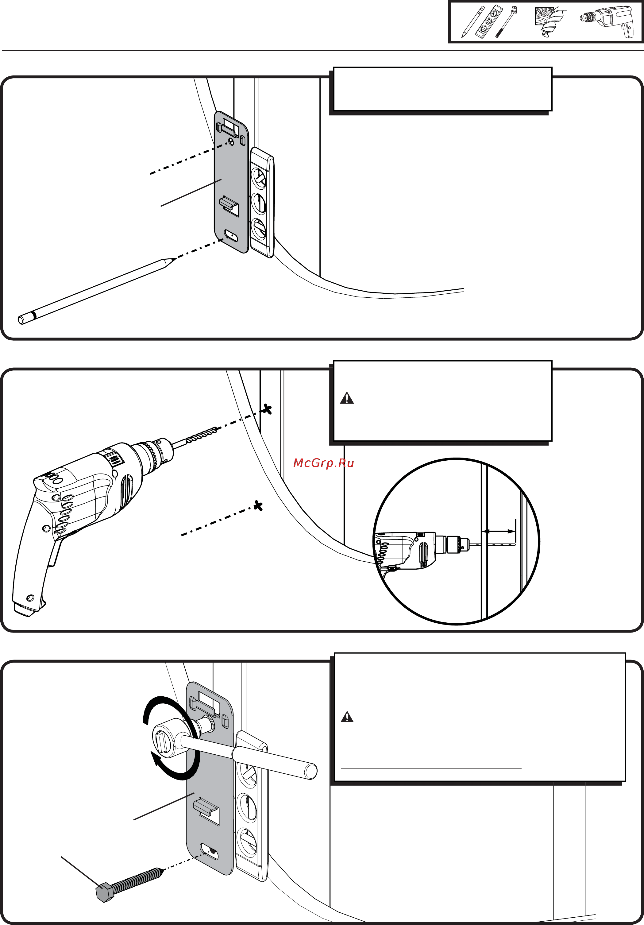 Sanus VSL12-B1 Black [8/38] Wood stud mounting continued