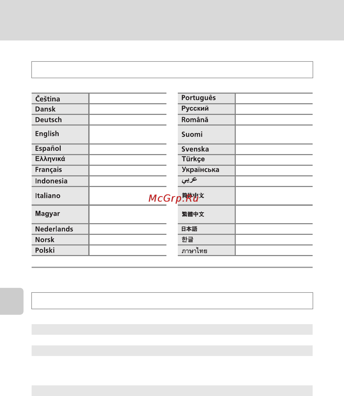 Nikon COOLPIX S6100 [176/216] Язык language