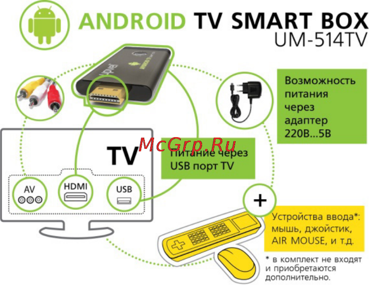 Upvel UM-514TV [4/16] Подключение
