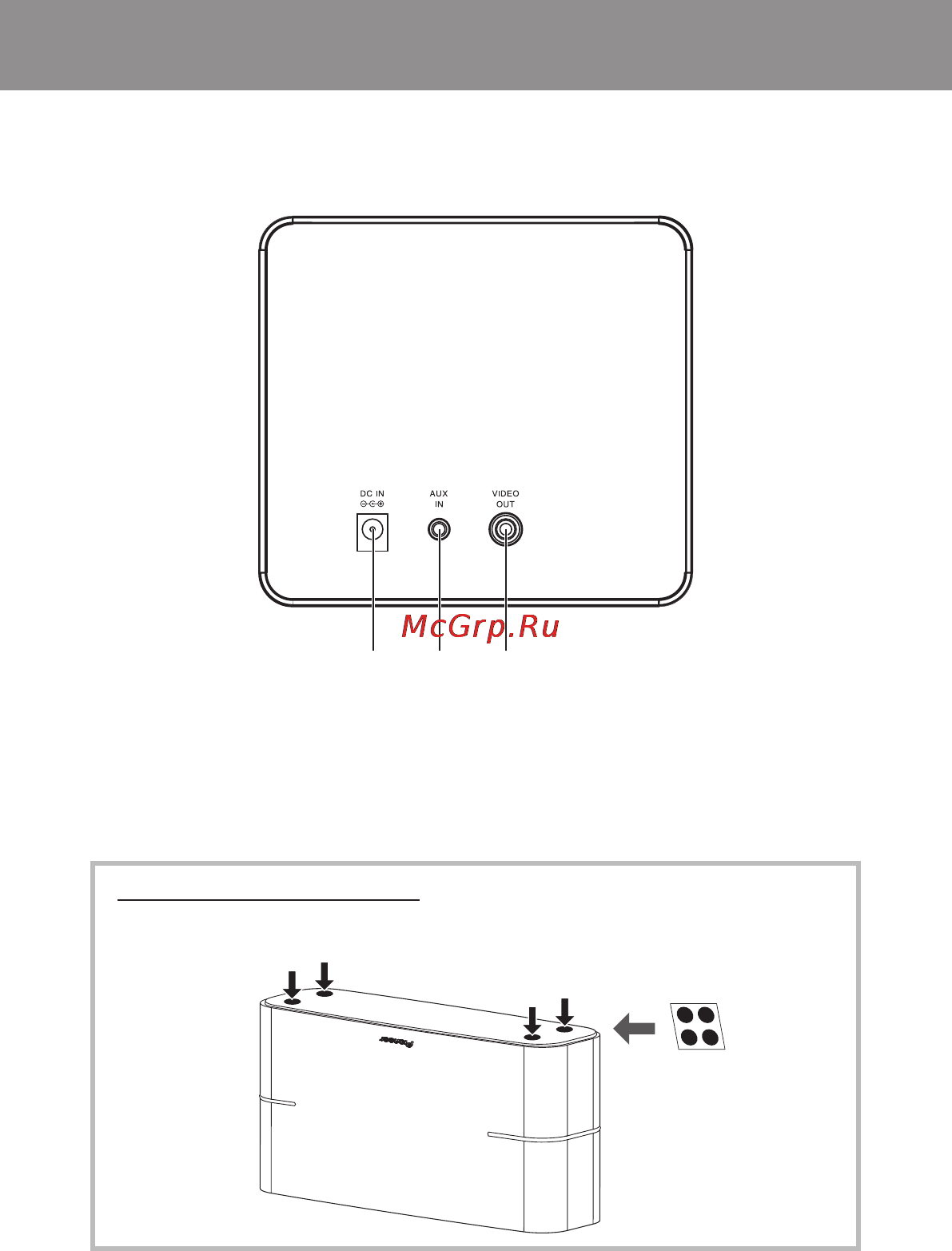 Pioneer XW-BTS3-W [70/88] Названия и функции частей