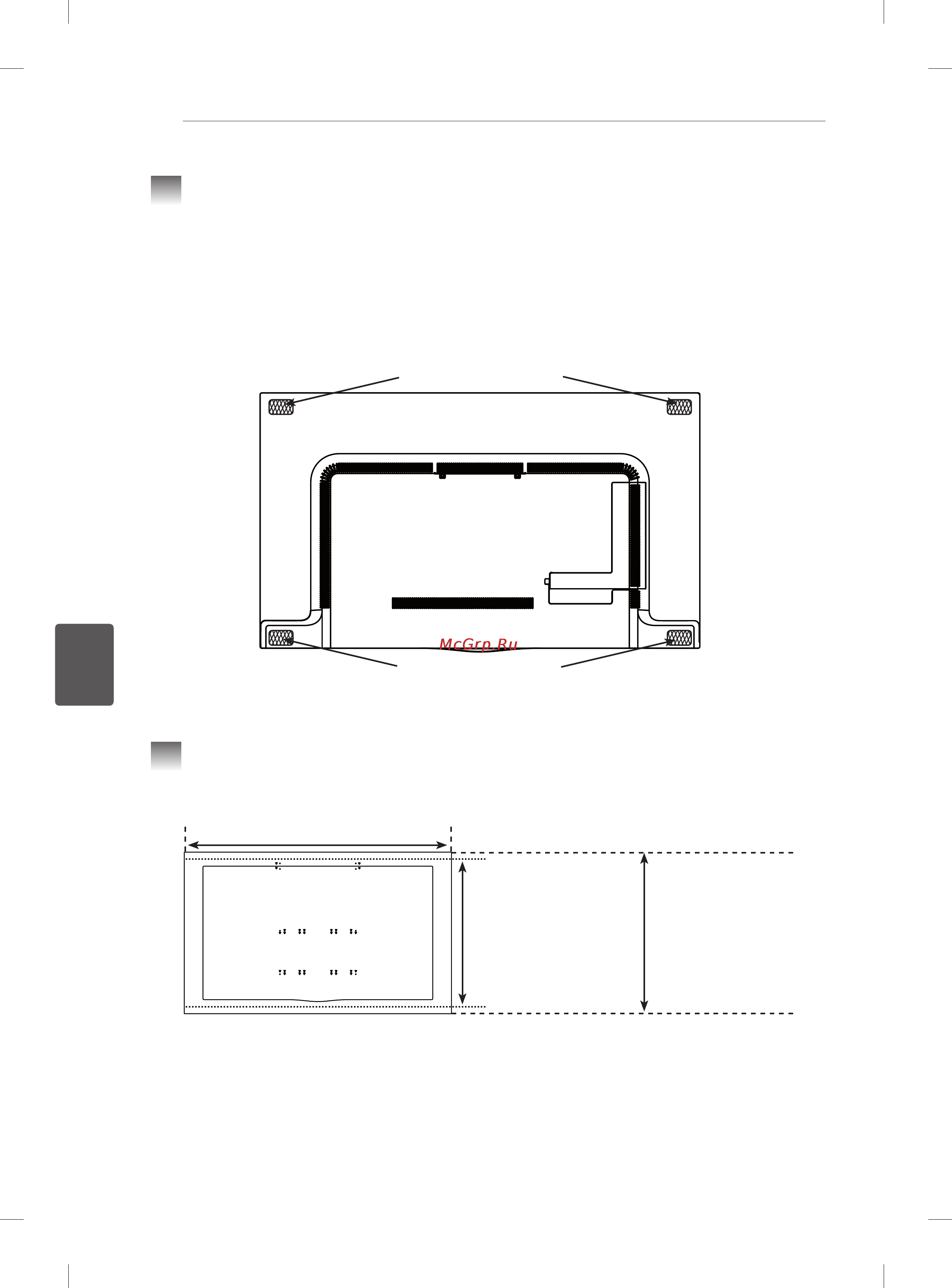 LG 55EA880V+OCF100 [170/178] Креплениезащитнойпрокладкителевизора