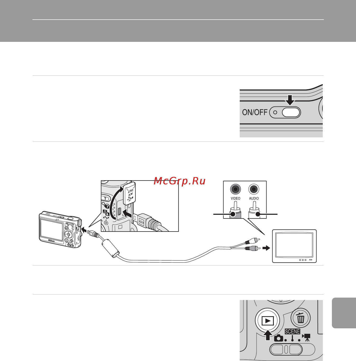 Nikon COOLPIX L6 [73/140] Подключение к телевизору