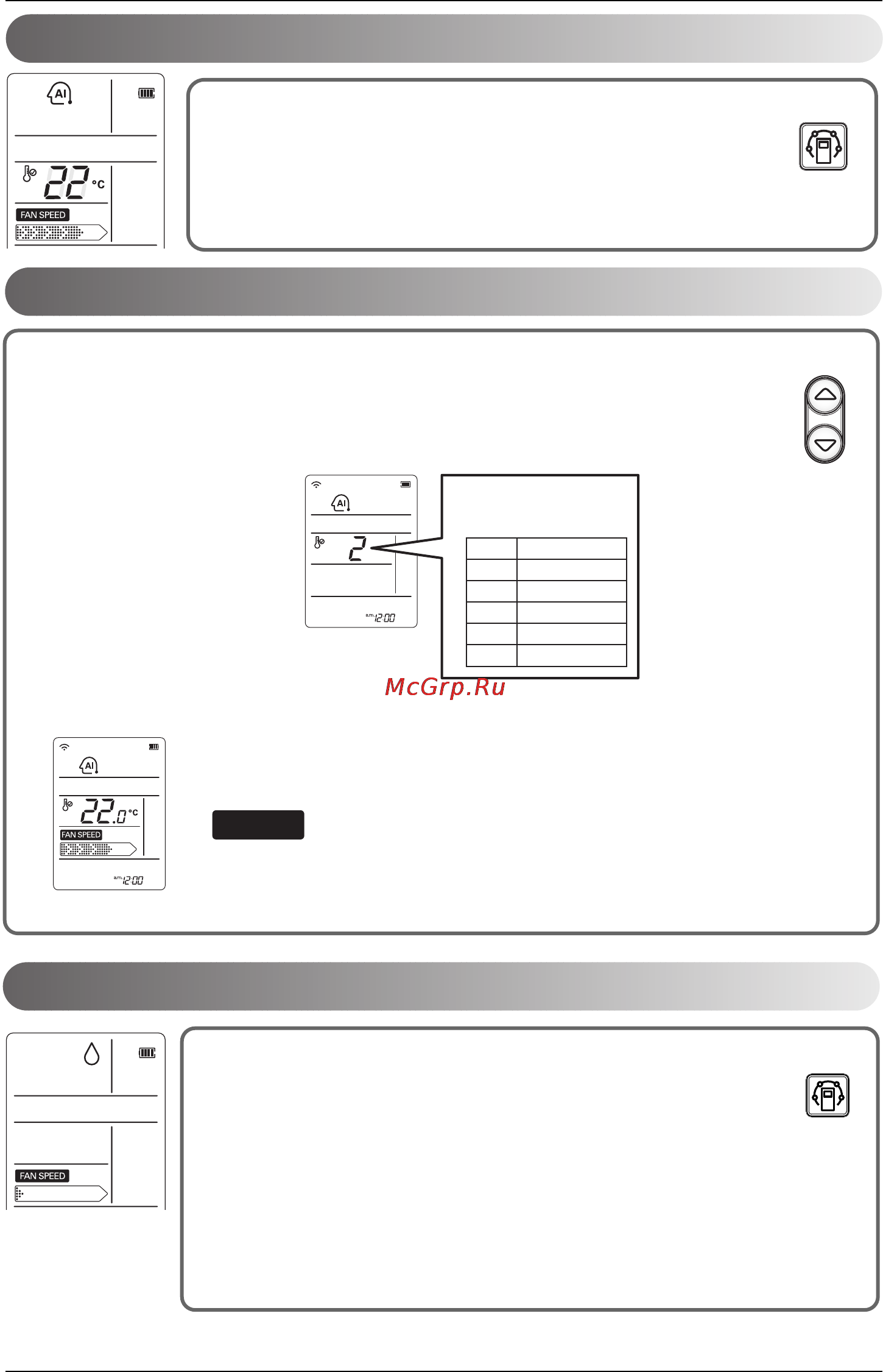 LG ASNW126BMS0 [12/25] Auto changeover operation optional