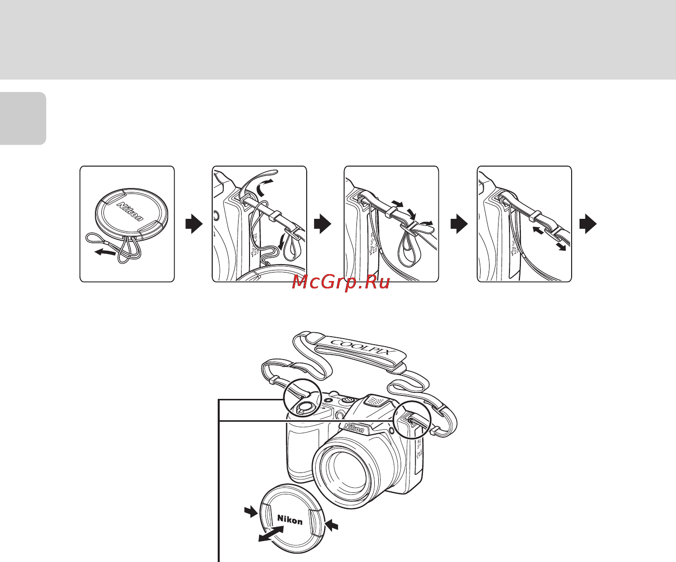 Nikon COOLPIX L310 [18/164] Основные элементы фотокамеры