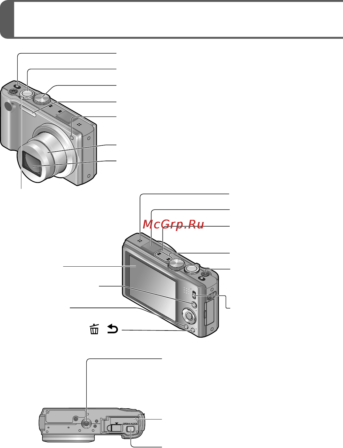 Leica V-LUX 30 [70/156] Название частей
