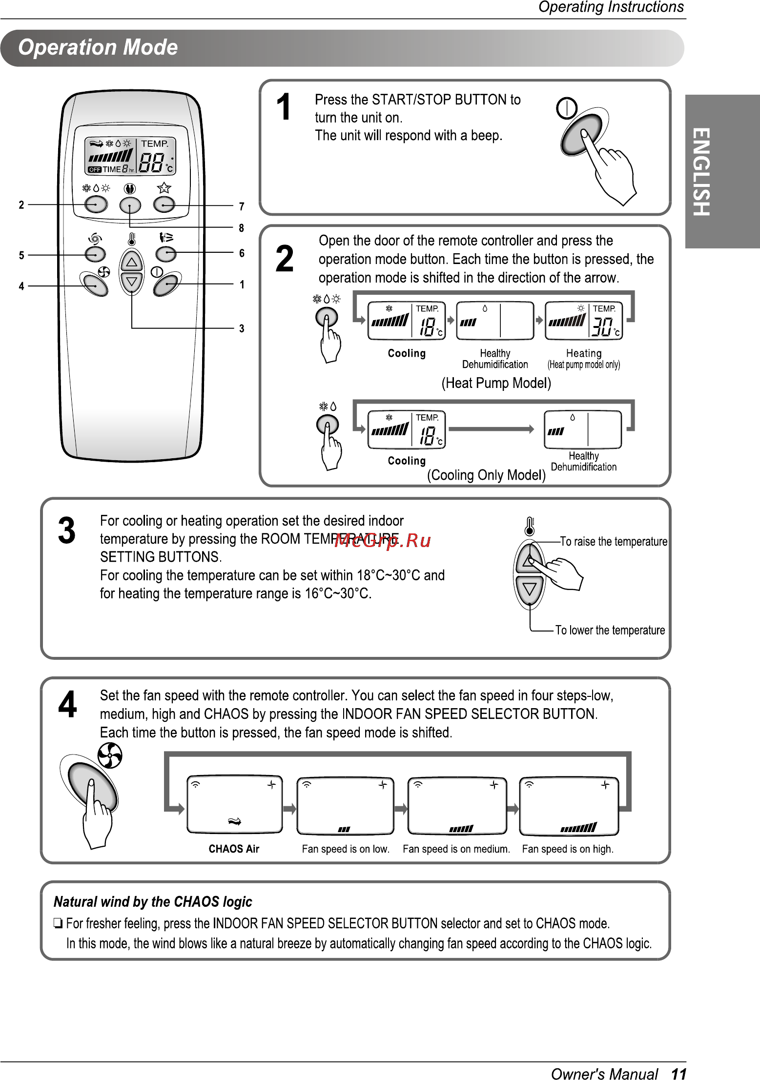 LG C092CR Инструкция по эксплуатации онлайн [11/18] 91073