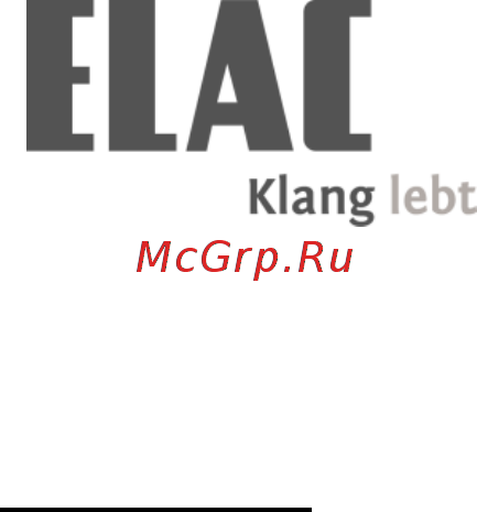 Elac Micromagic 2.1 High Gloss White Инструкция по эксплуатации онлайн [24/42] 91138