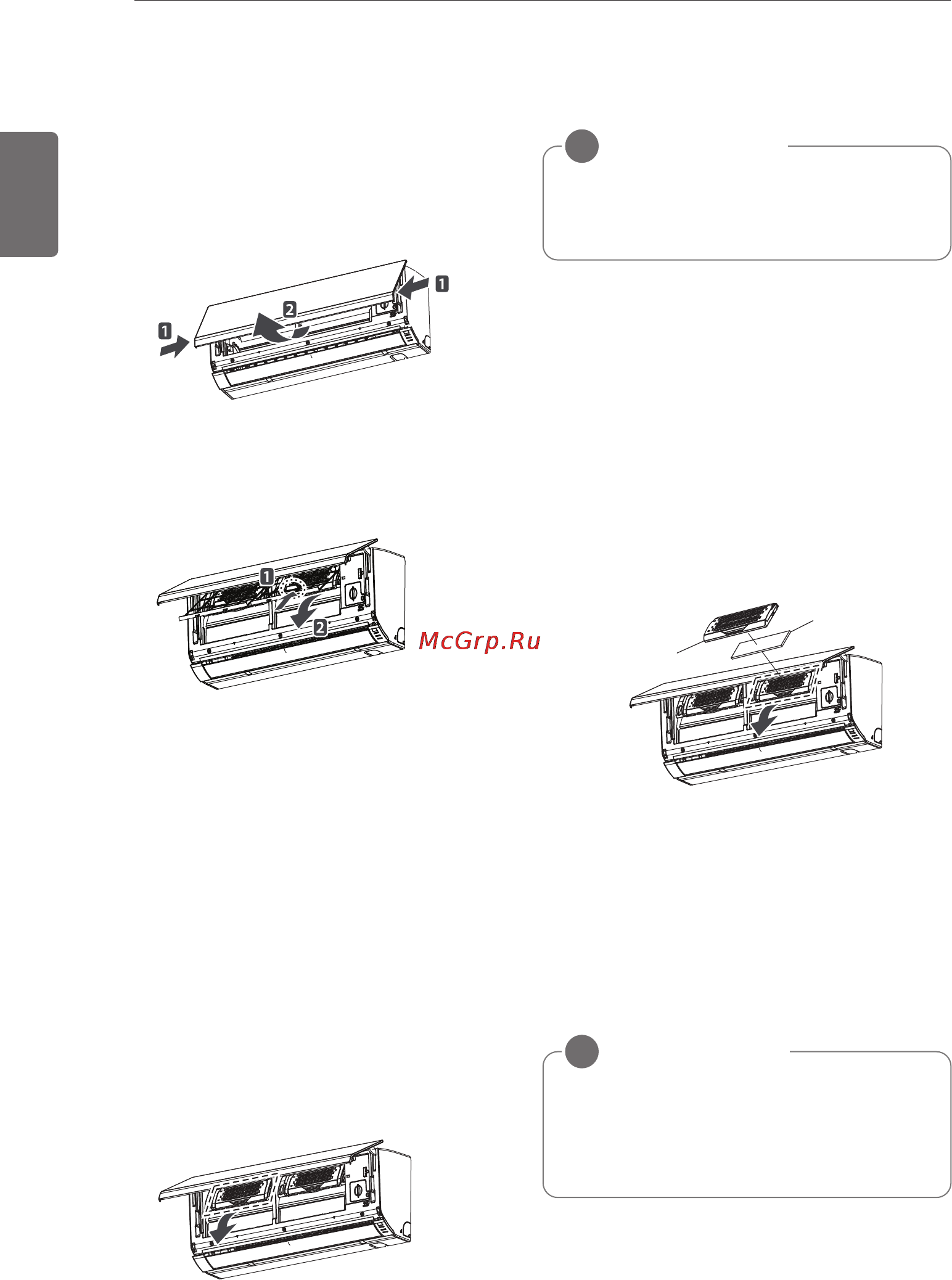 LG CA09AWR [18/21] Очистка воздушного фильтра