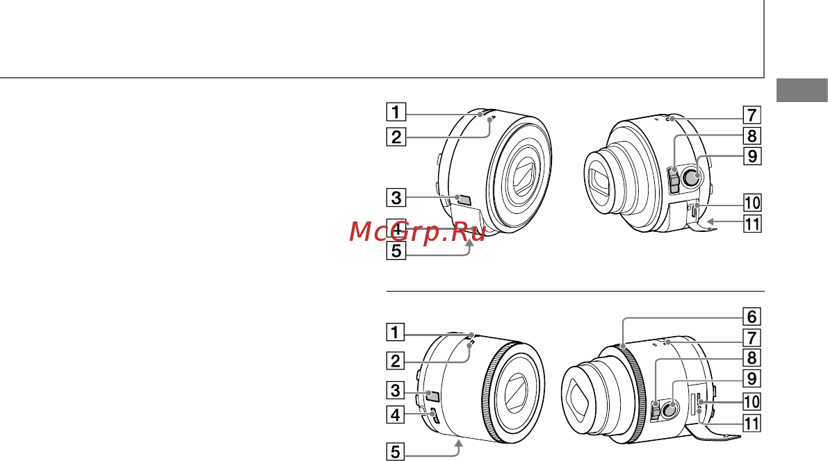 Sony DSC-QX10/WC Инструкция по эксплуатации онлайн [11/363] 91263