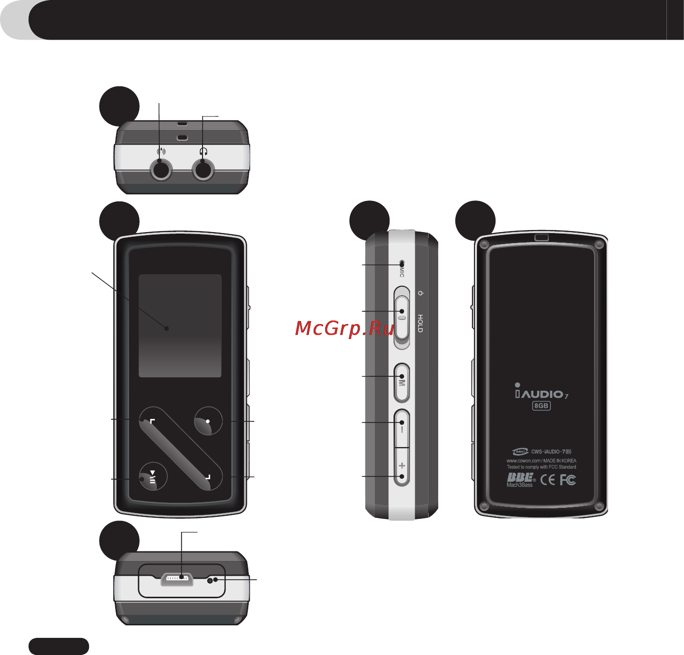 Cowon IAUDIO 7 [12/48] Знакомство с проигрывателем iaudio 7